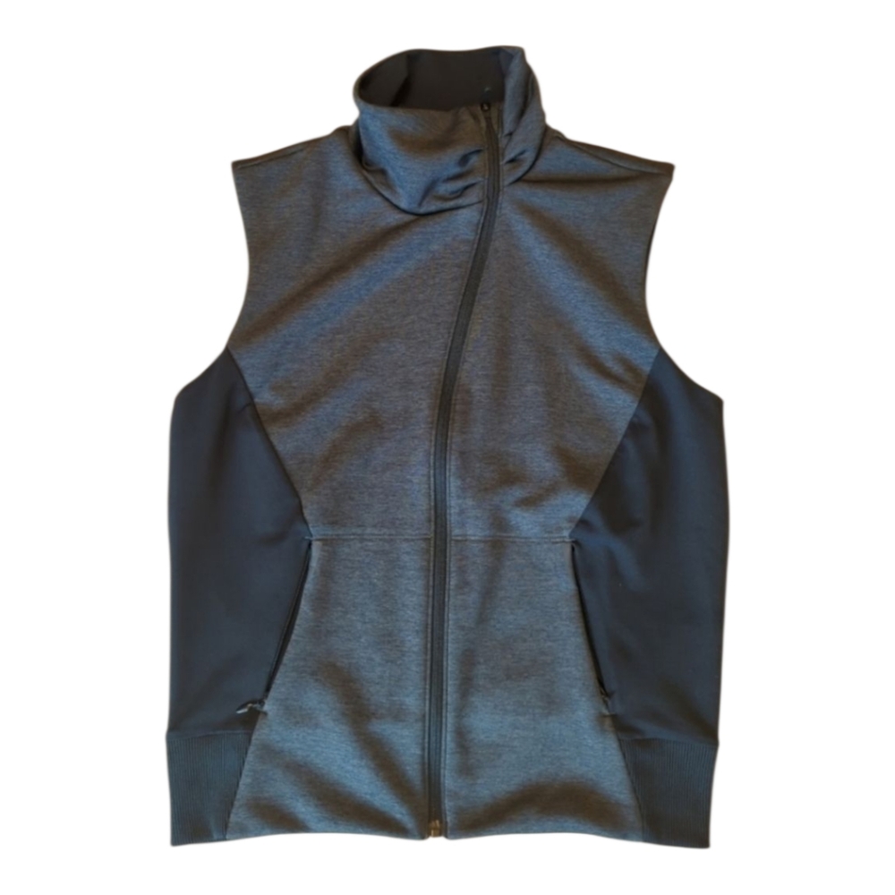 Oakley Vest Womens Medium Black Dark Gray Coupe Standard Regular Fit
